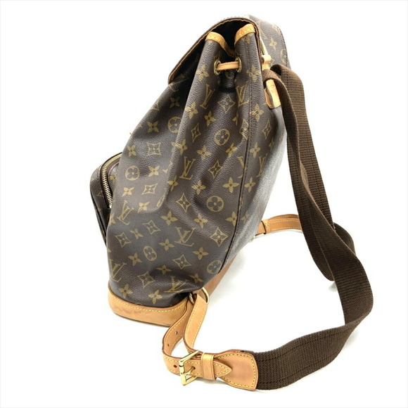 LOUIS VUITTON Brown Monogram Canvas Backpack - Picture 5 of 9